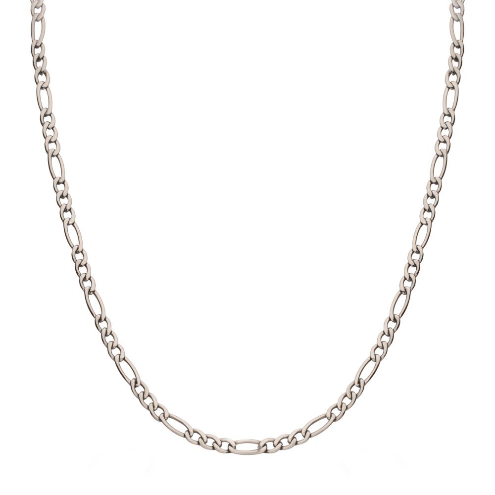 INOX 4.7mm 20 Inch Titanium Figaro Chain