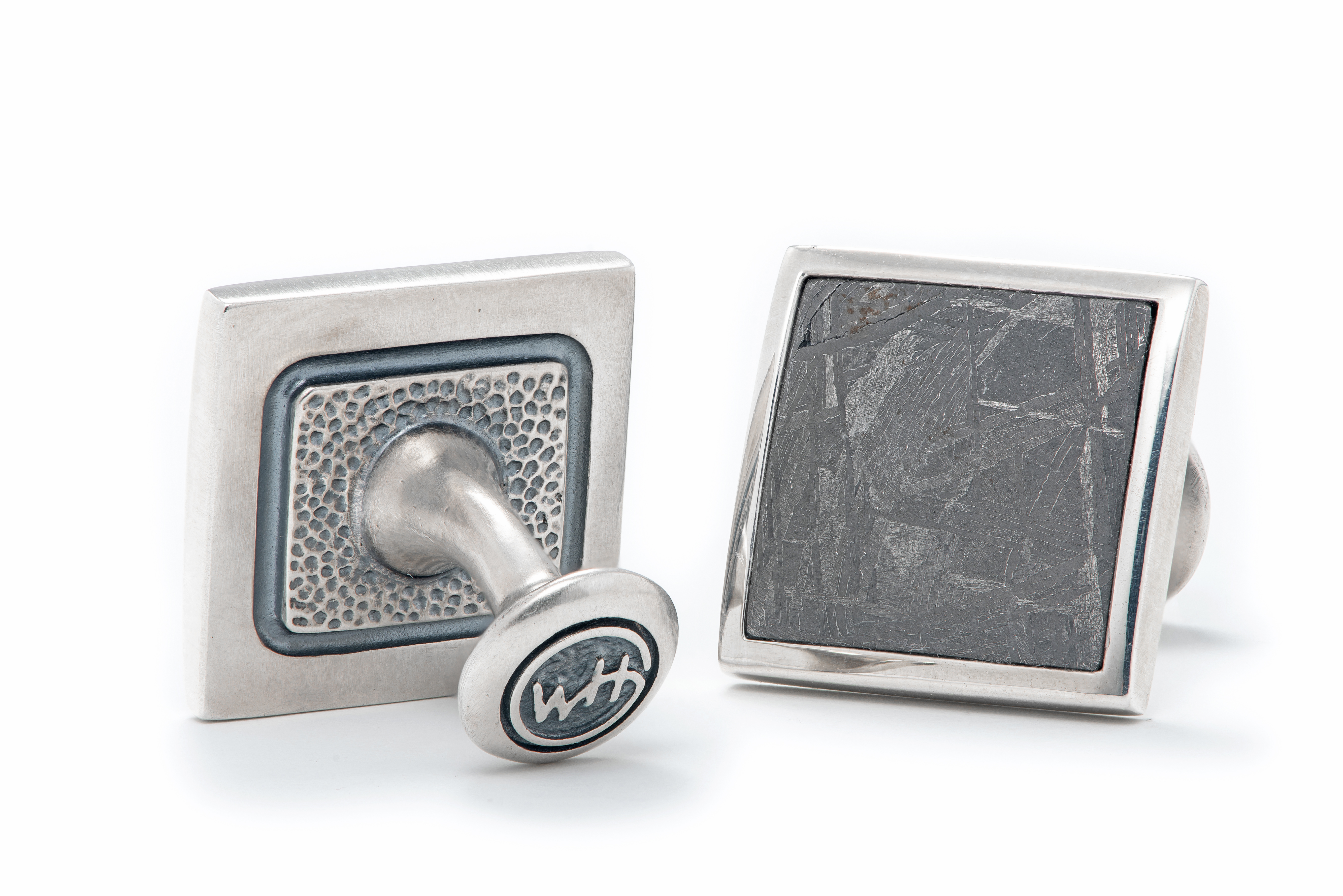 William Henry Meteorite Duo Cuff Link