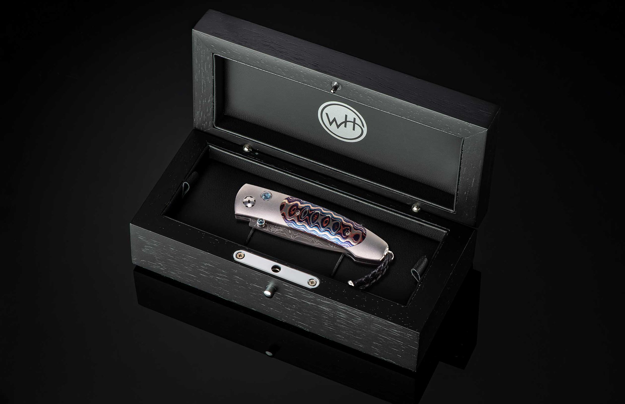 William Henry Dark Fire Pocket Knife