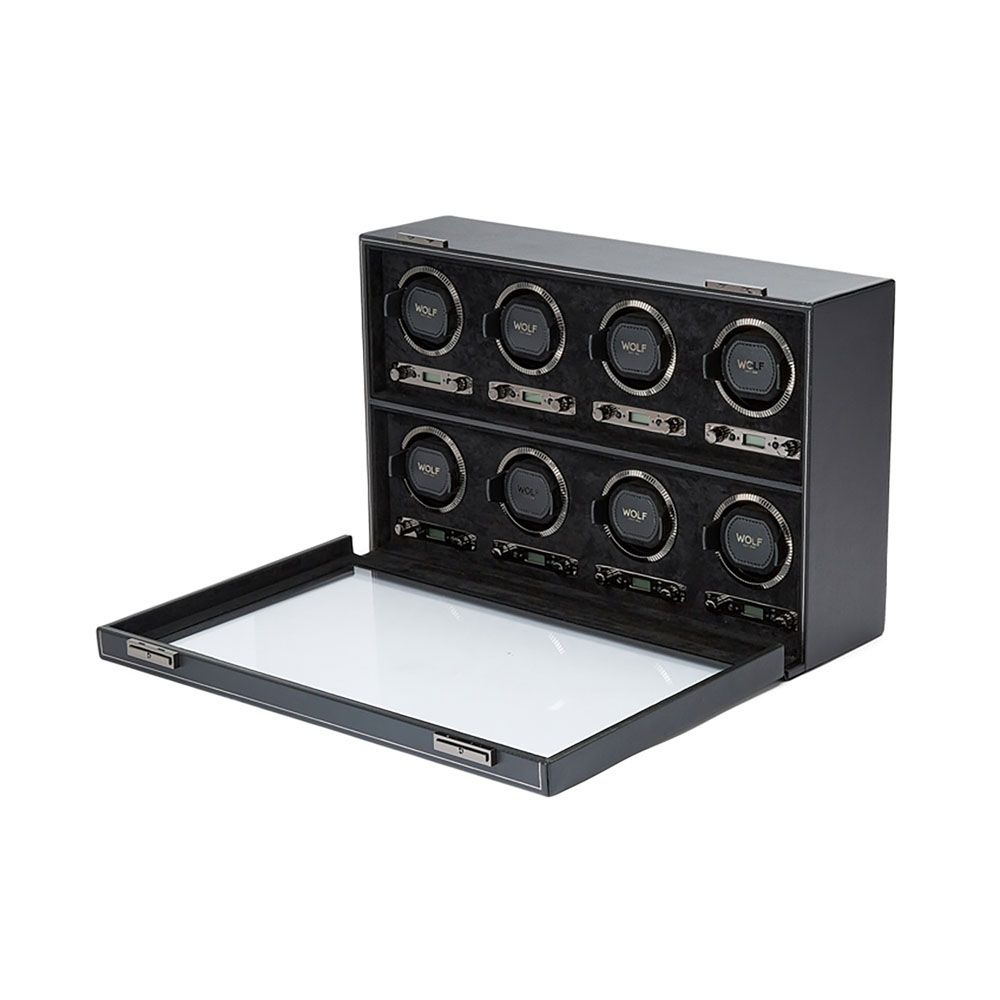 Wolf British Racing 8 Piece Watch Winder