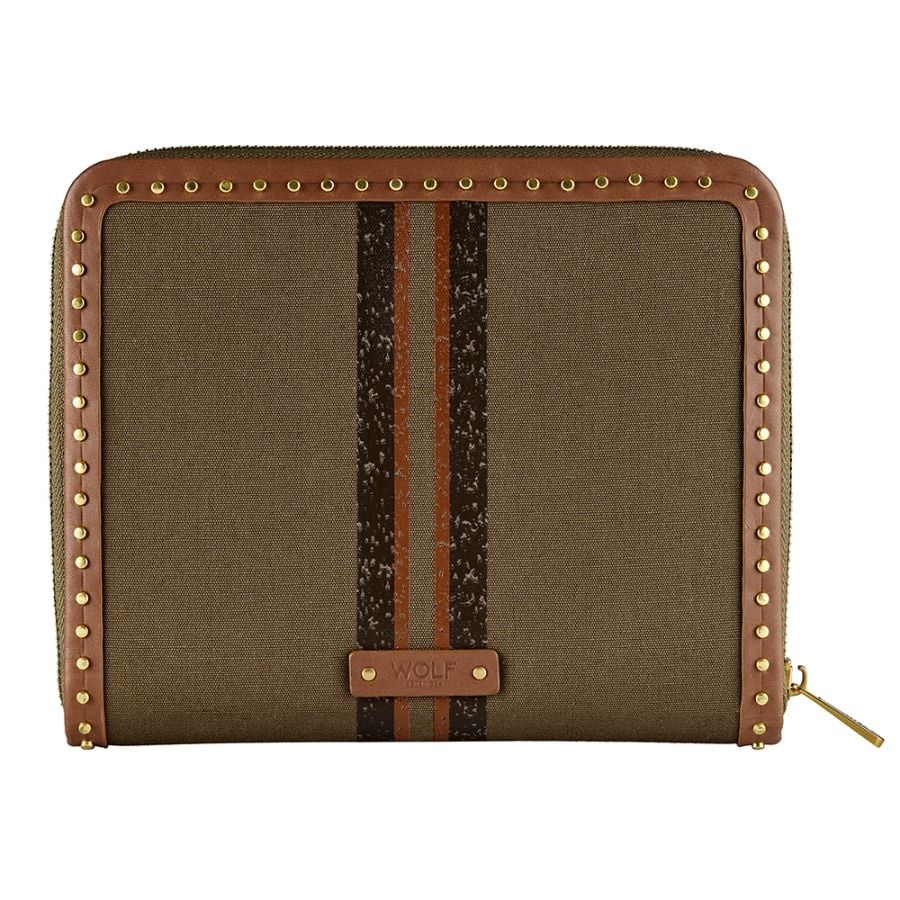 WOLF Ida Travel Zip Jewelry Portfolio