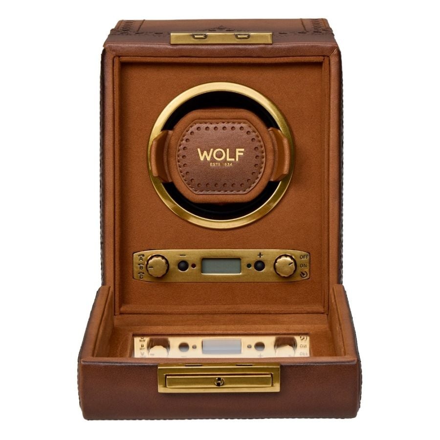WOLF Brogue Single Watch Winder