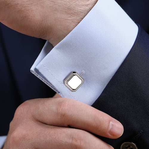Gabriel & Co. Men Fashion Geo Cufflinks