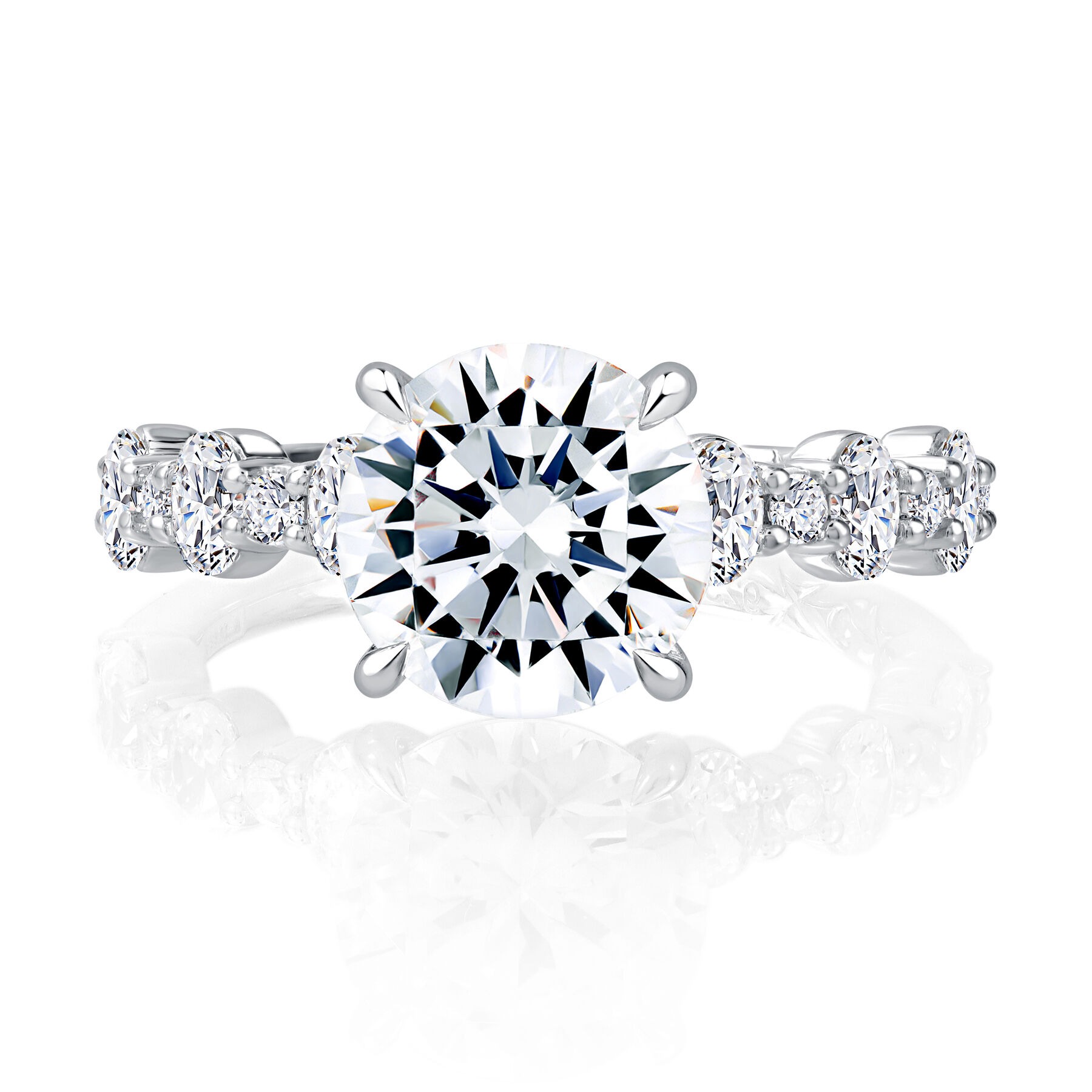 A Jaffe Sample Engagement Ring Mounting