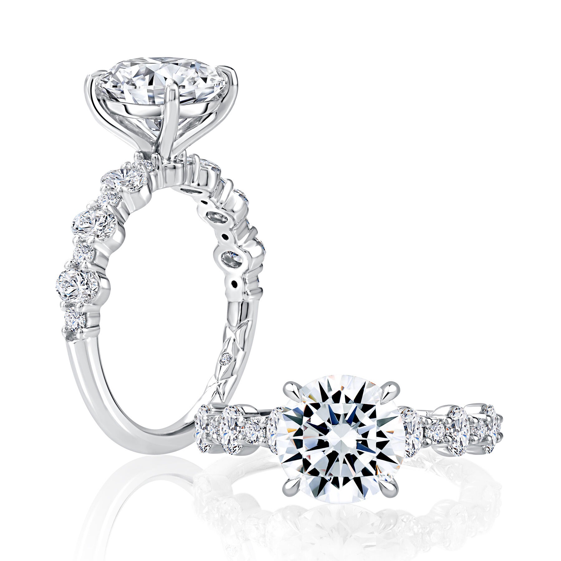 A Jaffe Sample Engagement Ring Mounting