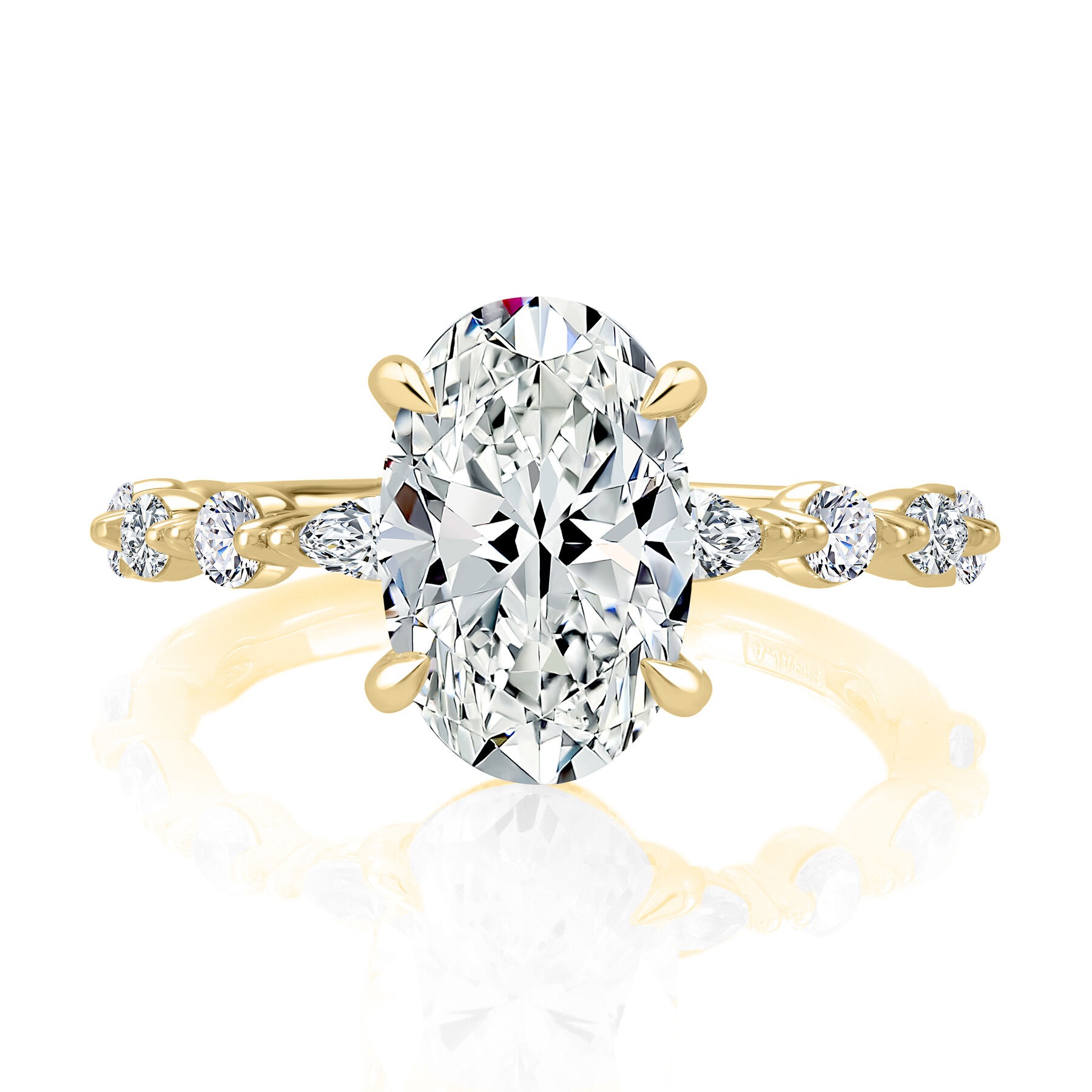 A Jaffe Sample Engagement Ring Mounting