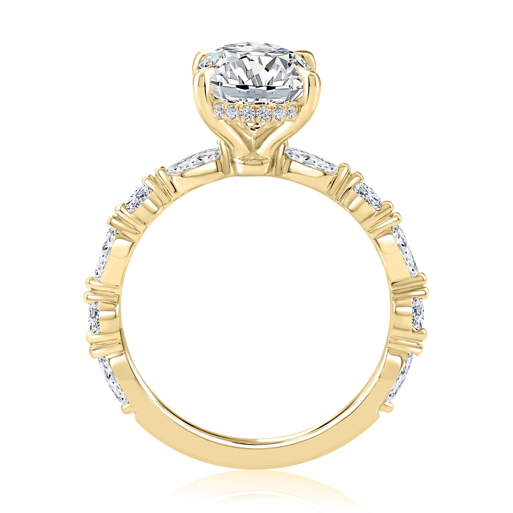 A Jaffe Sample Engagement Ring Mounting