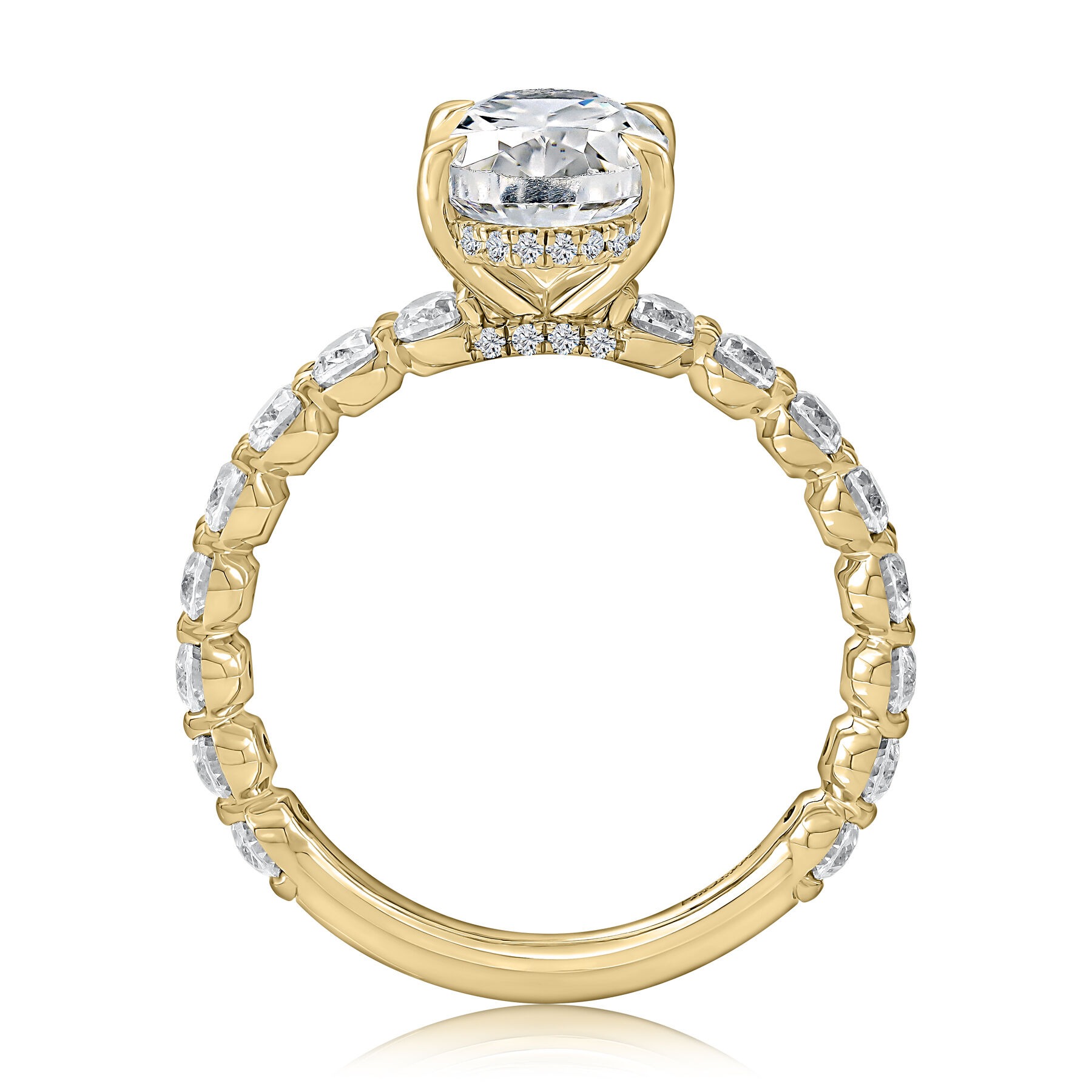 A Jaffe Sample Engagement Ring Mounting