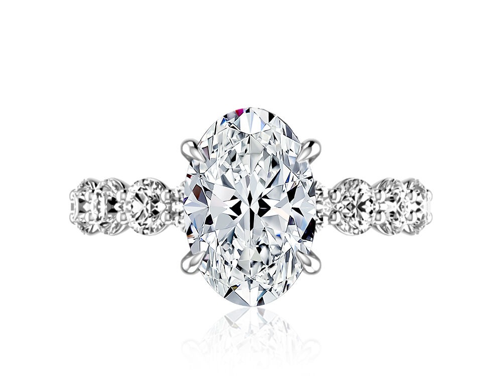 A Jaffe Sample Engagement Ring Mounting