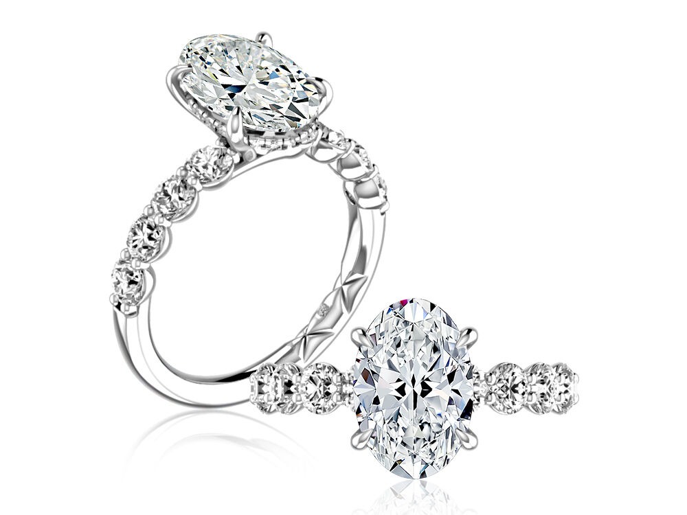 A Jaffe Sample Engagement Ring Mounting