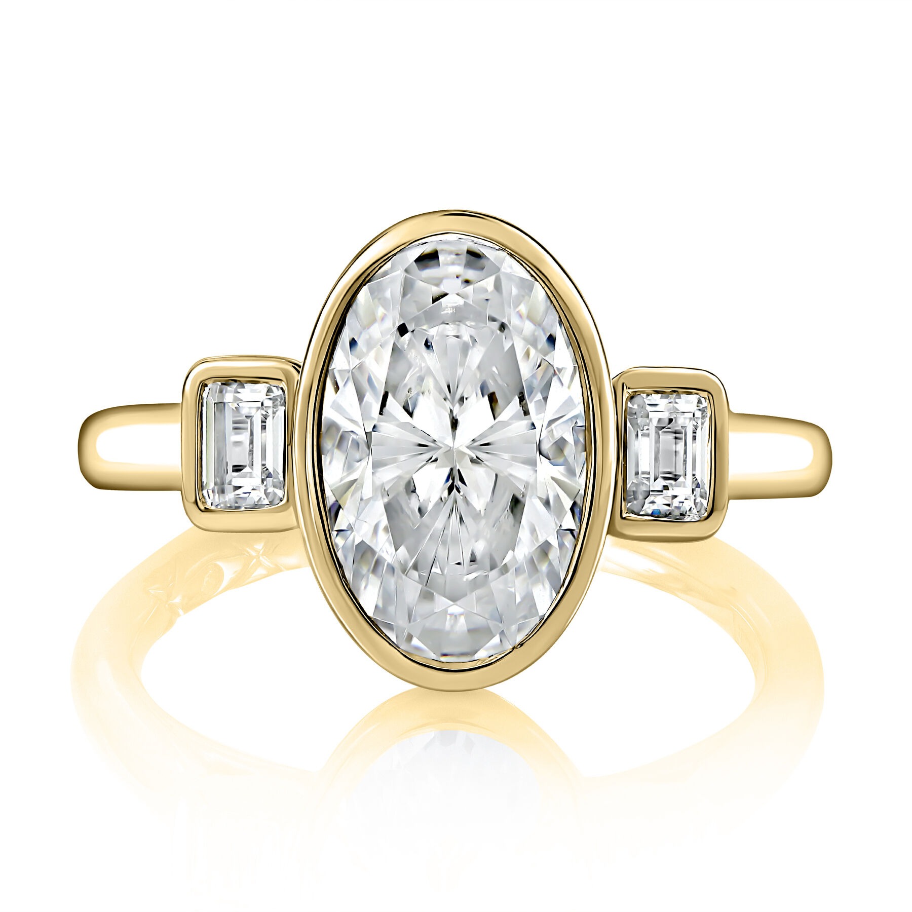 A Jaffe Sample Engagement Ring Mounting
