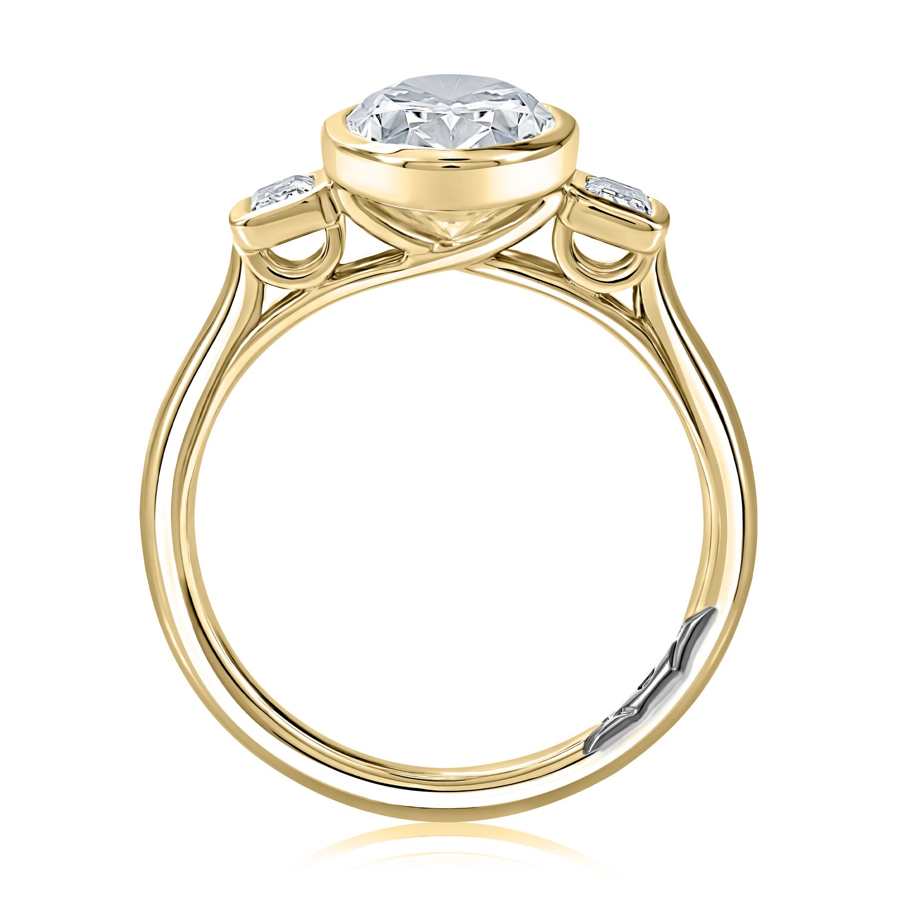 A Jaffe Sample Engagement Ring Mounting