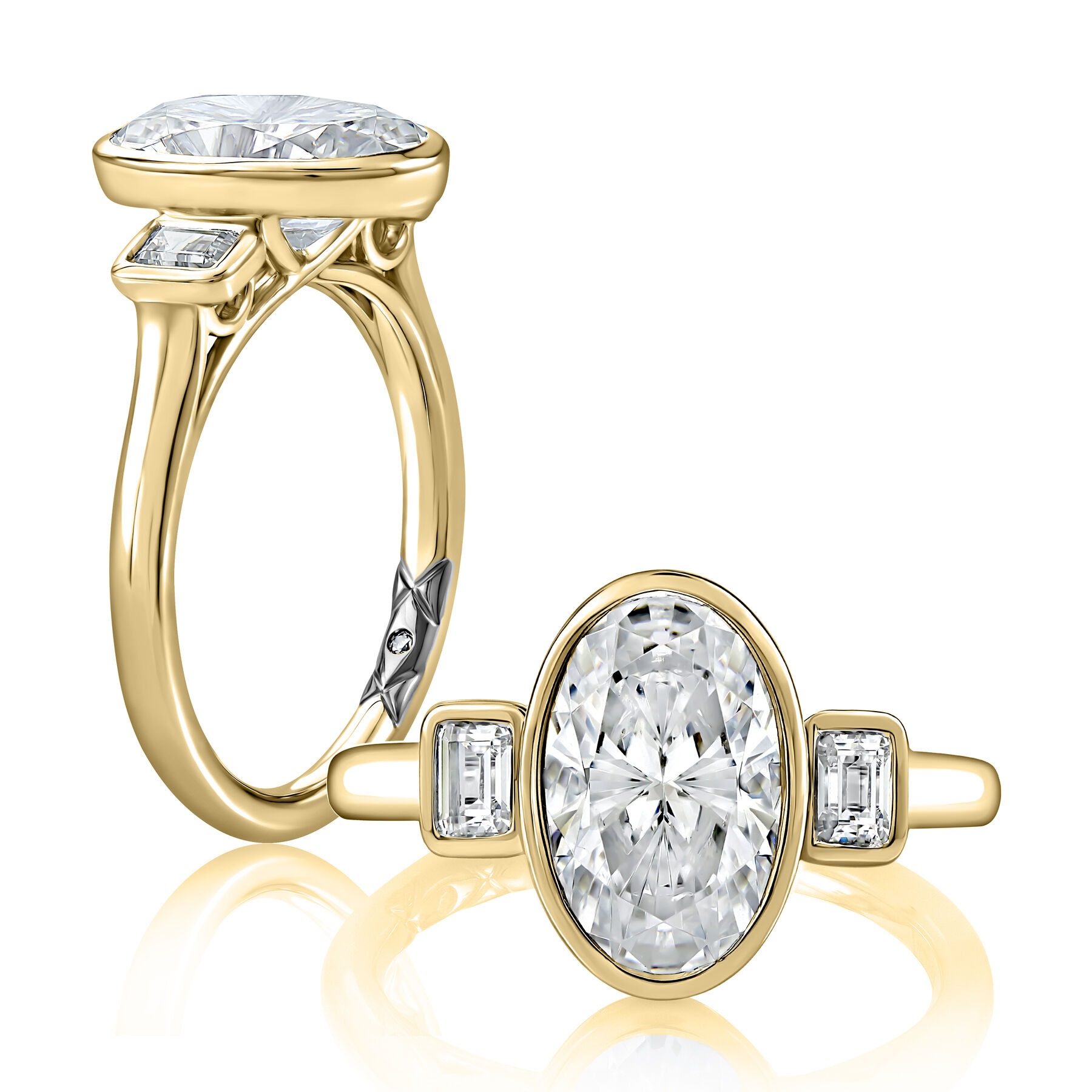 A Jaffe Sample Engagement Ring Mounting