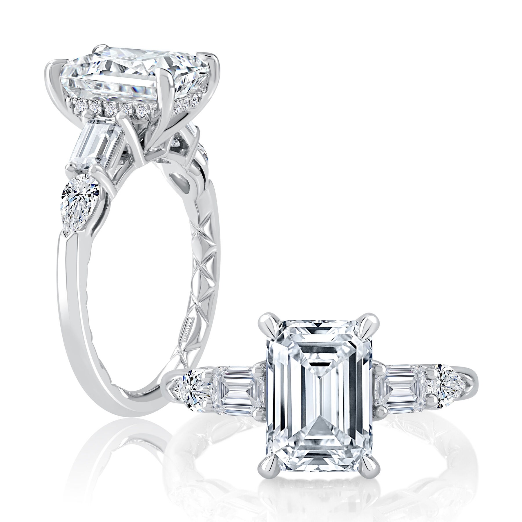 A Jaffe Sample Engagement Ring Mounting