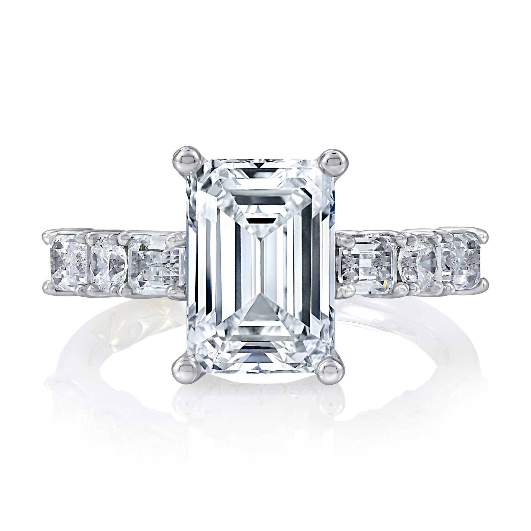 A Jaffe Sample Engagement Ring Mounting