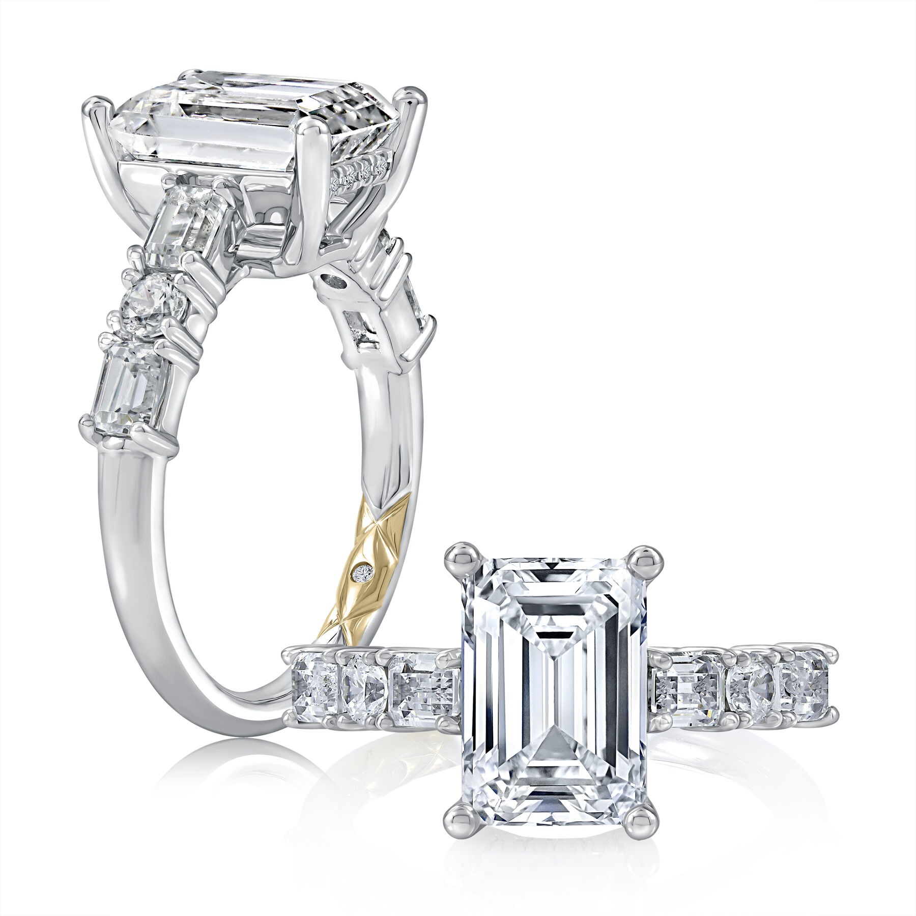 A Jaffe Sample Engagement Ring Mounting