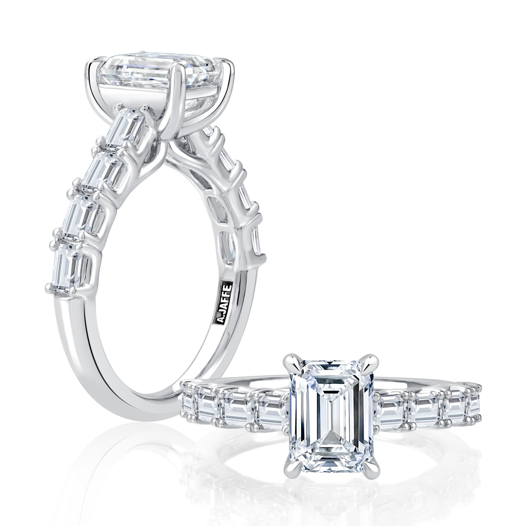 A Jaffe Sample Engagement Ring Mounting