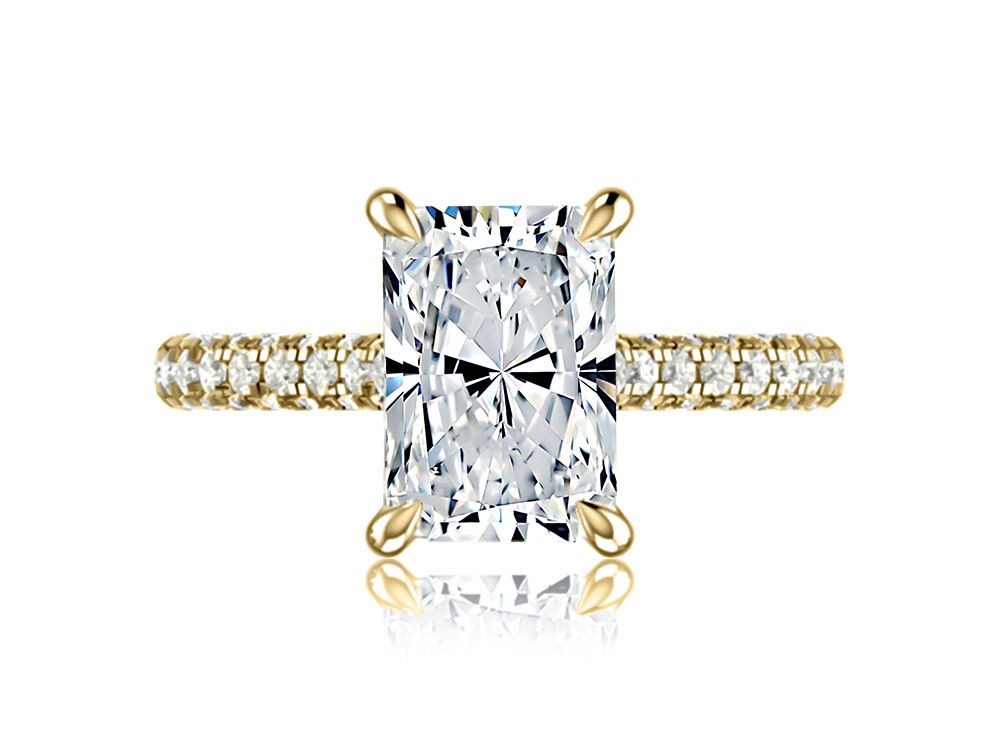 A Jaffe Sample Engagement Ring Mounting