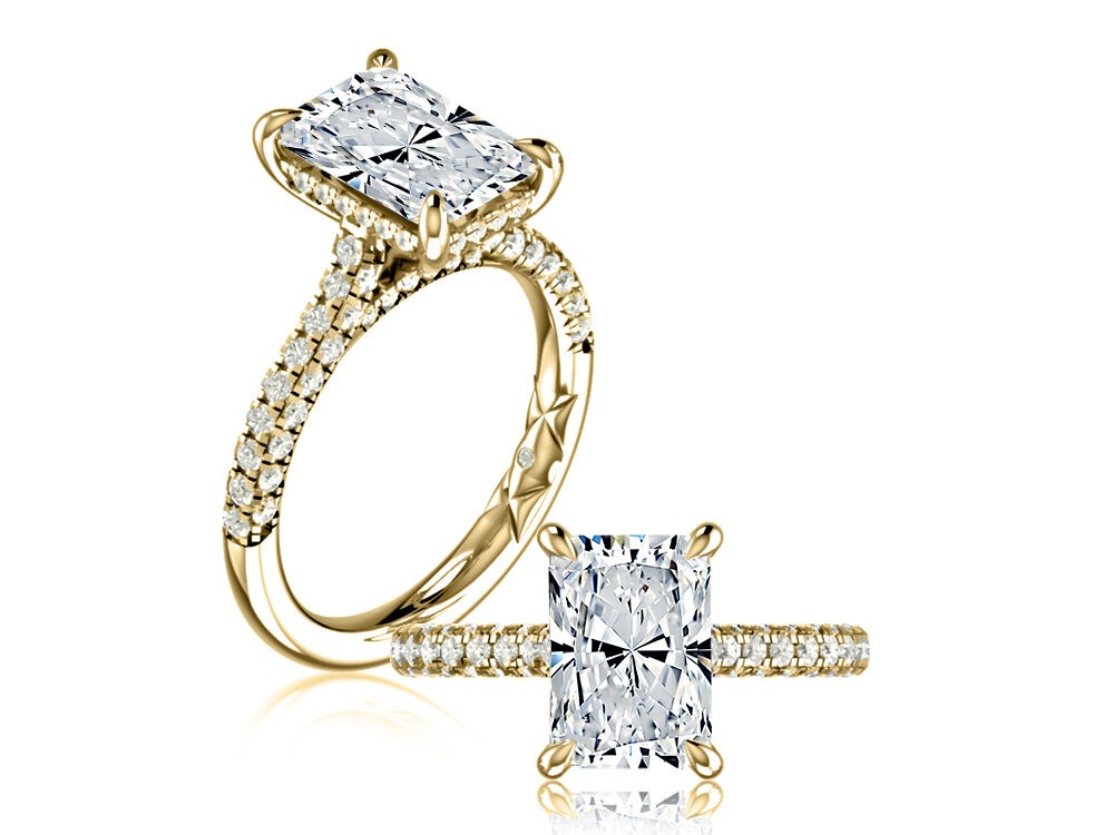 A Jaffe Sample Engagement Ring Mounting