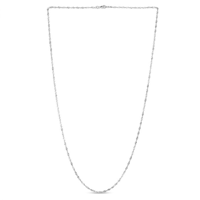 Aura By Martin Binder Gold 1.5mm 16 Inch Singapore Chain