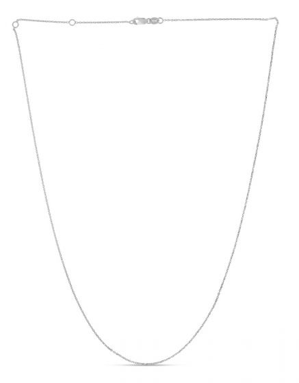 Aura By Martin Binder 0.8mm Adjustable Cable Chain Necklace
