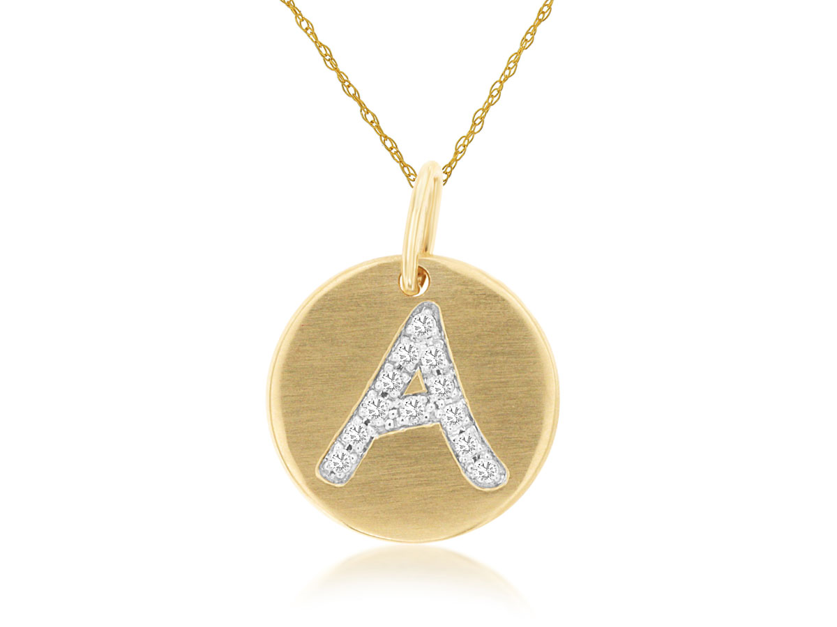 14K YELLOW GOLD DISC 