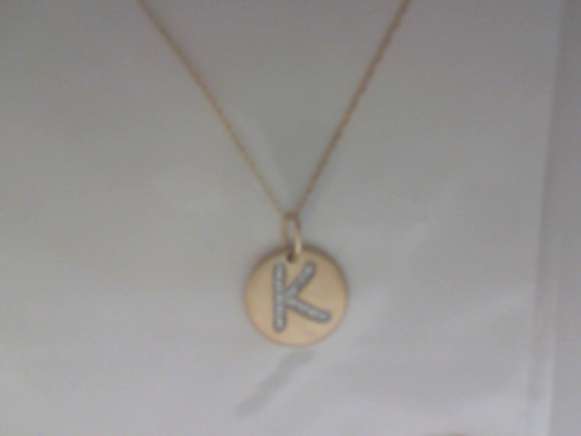 14K YELLOW GOLD DISC 