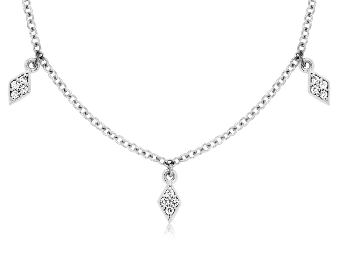 14K WHITE GOLD 18