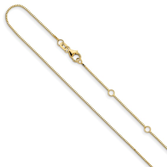 14K YELLOW GOLD 16+1+1