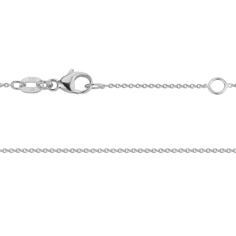 14K WHITE GOLD 16-18