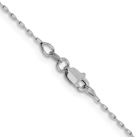 14K WHITE GOLD 18