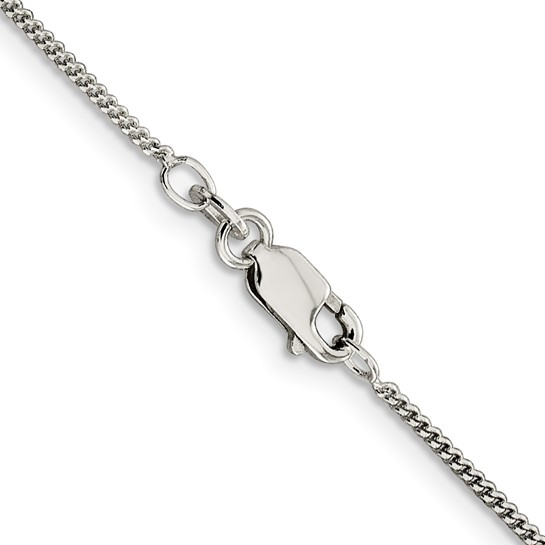 STERLING SILVER 20" 1.1MM CURB CHAIN WITH A LOBSTER CLASP