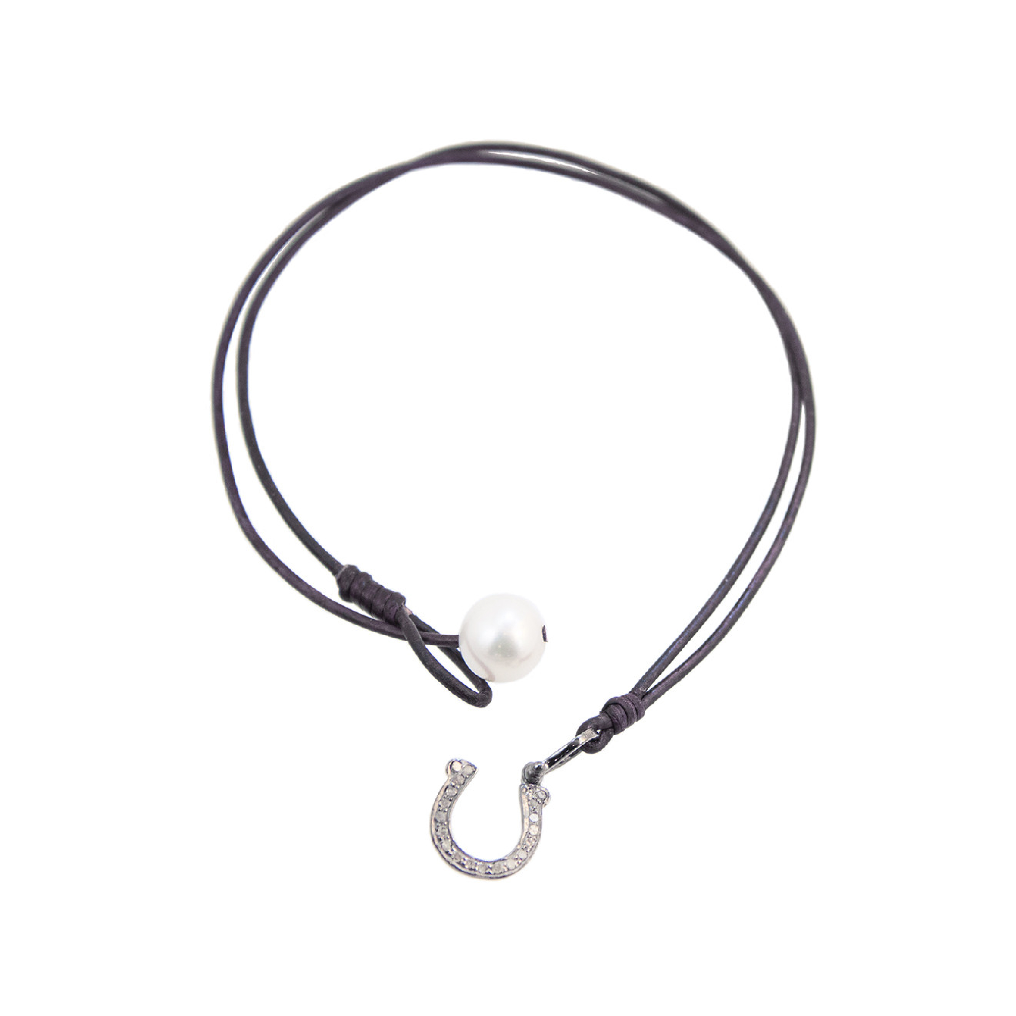 https://www.nfoxjewelers.com/upload/product/VINCENT PEACH PREMIUM LEATHER NECKLACE WITH DIAMOND HORSESHOE PENDANT WITH A FRESHWATER PEARL TOGGLE