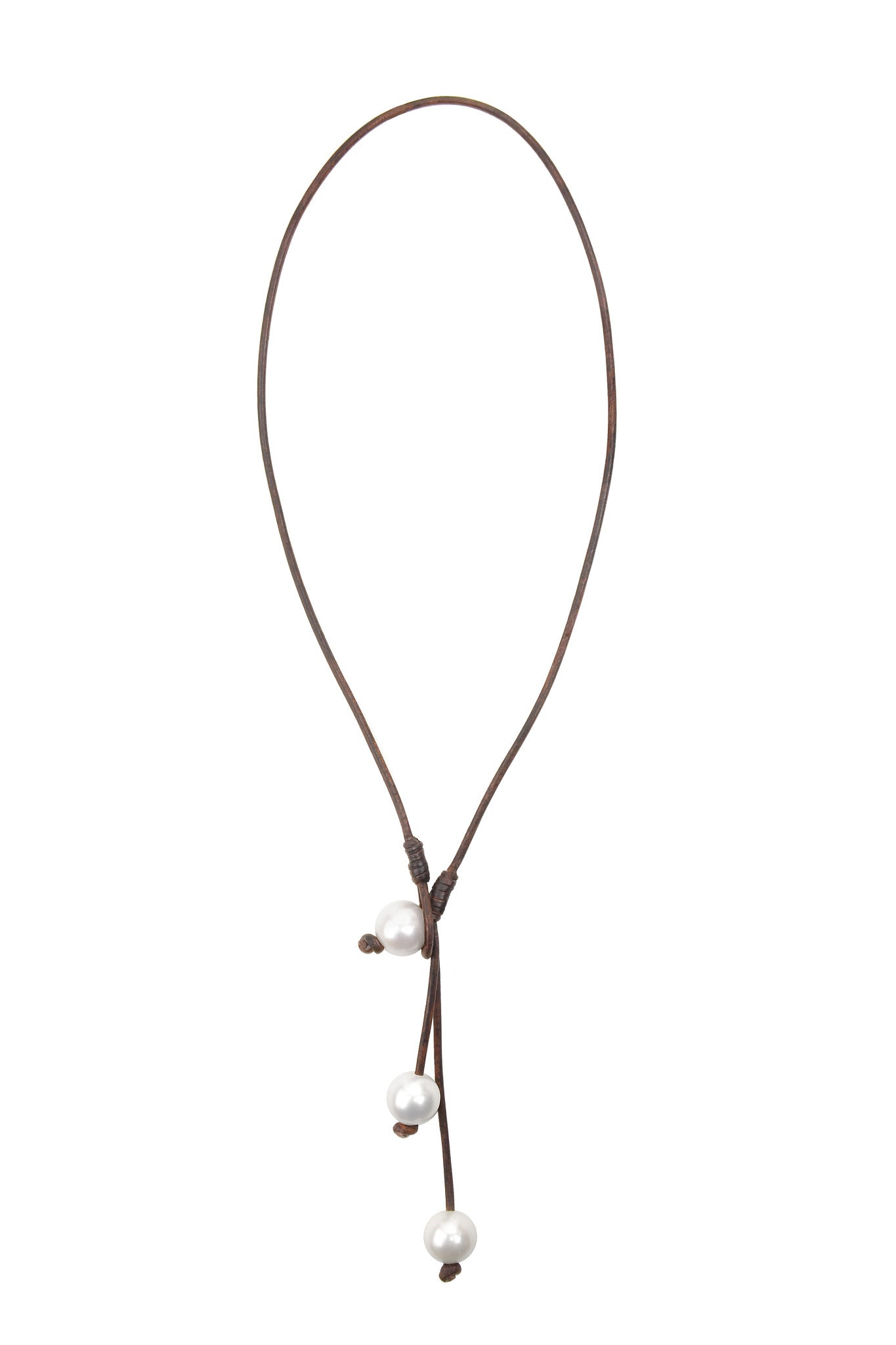 VINCENT PEACH THREE PEAS IN A POD NECKLACE