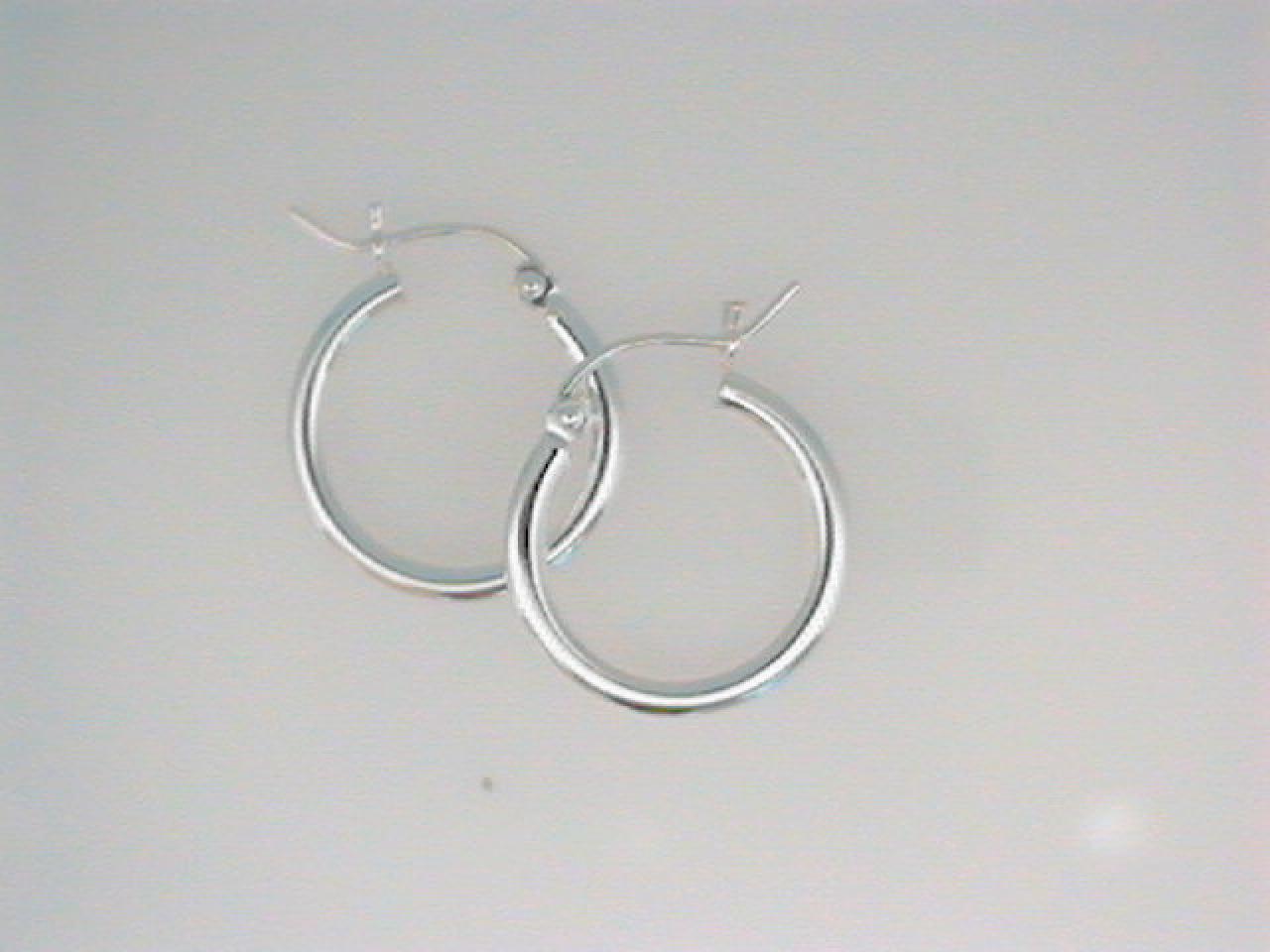 STERLING SILVER 2MM HOOP EARRINGS