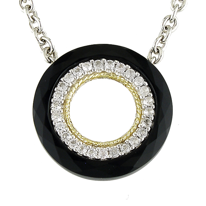 ANDREA CANDELA STERLING SILVER & 18K YELLOW GOLD 