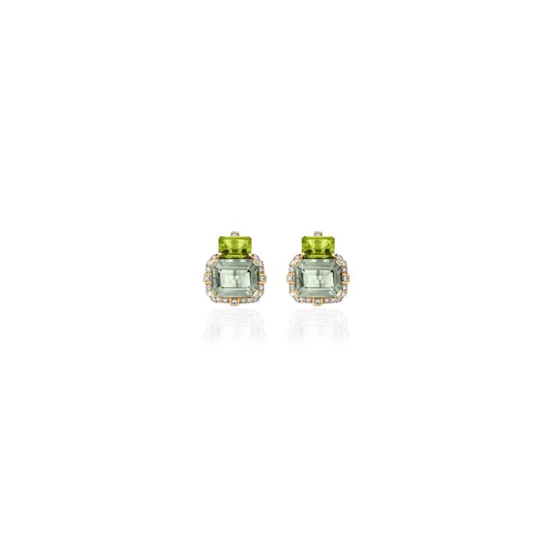 18k Yellow Gold Gossip Stud Earrings
