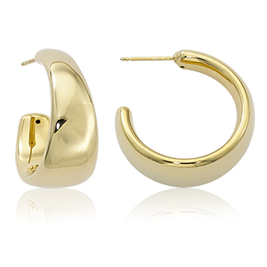 14k Yellow Gold Hoop Earrings