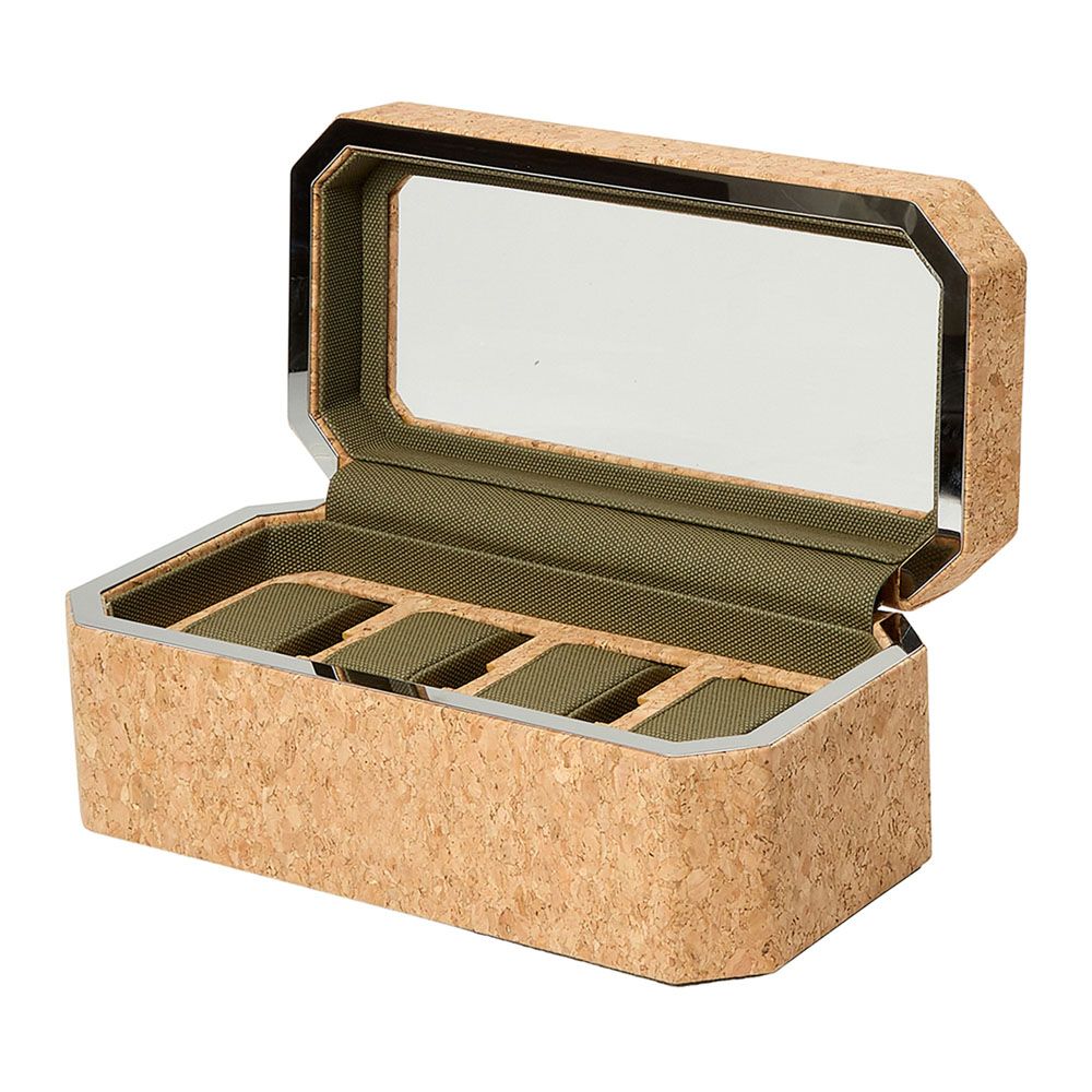 Cortica Collection Four Piece Watch Storage In Cork