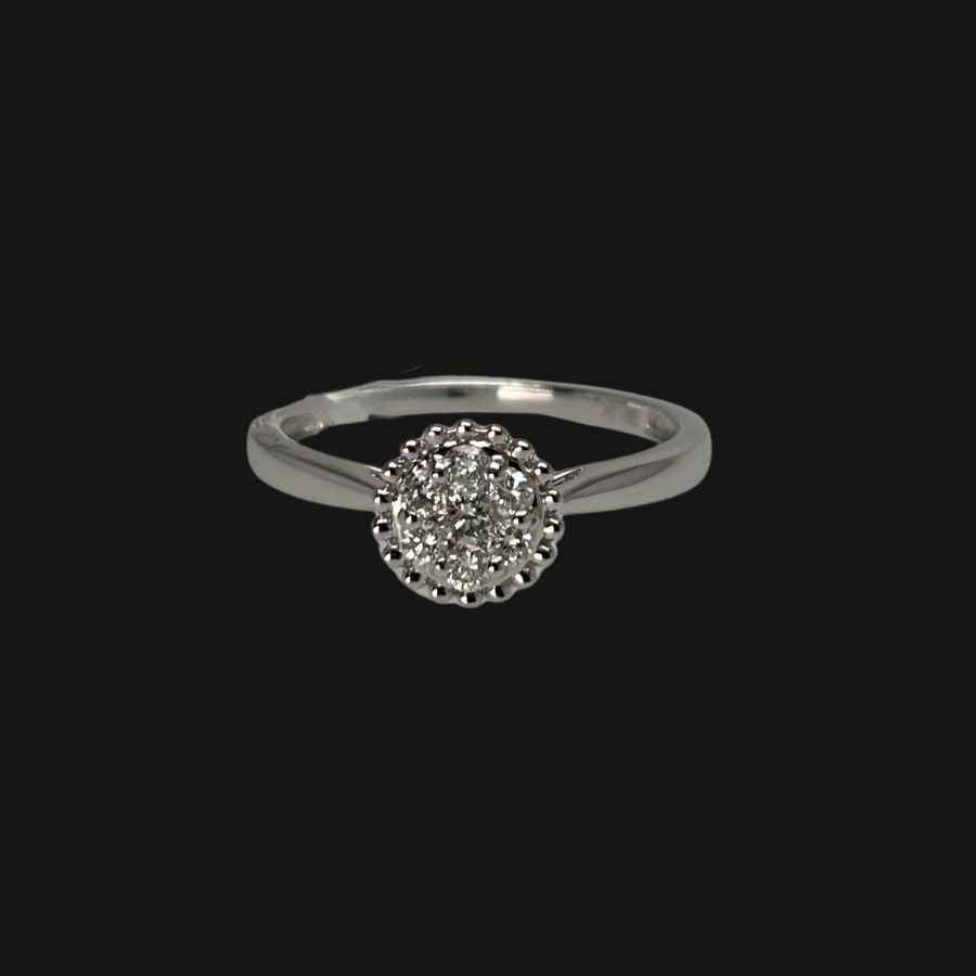 14k White Gold Ring