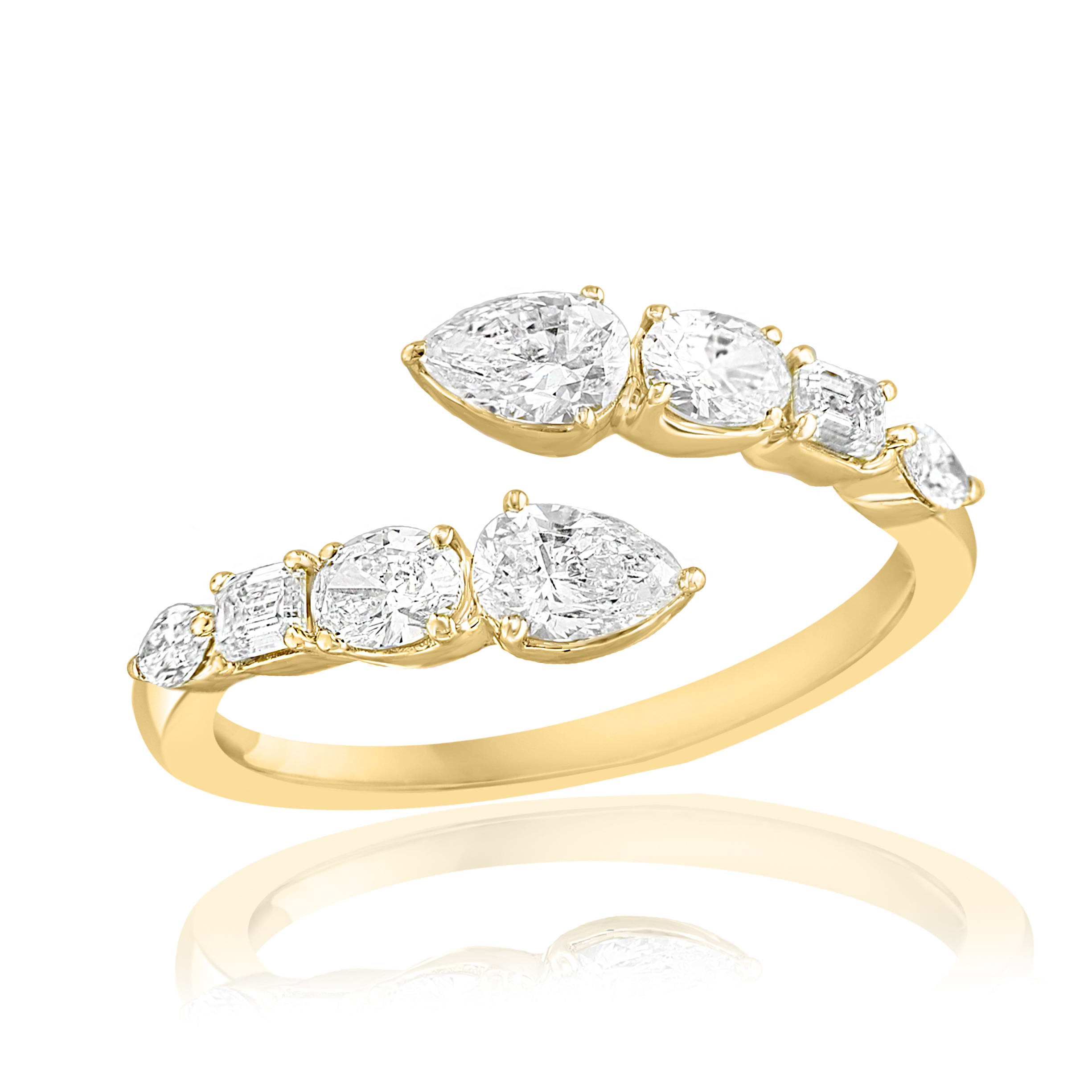 14k Yellow Gold Diamond Ring
