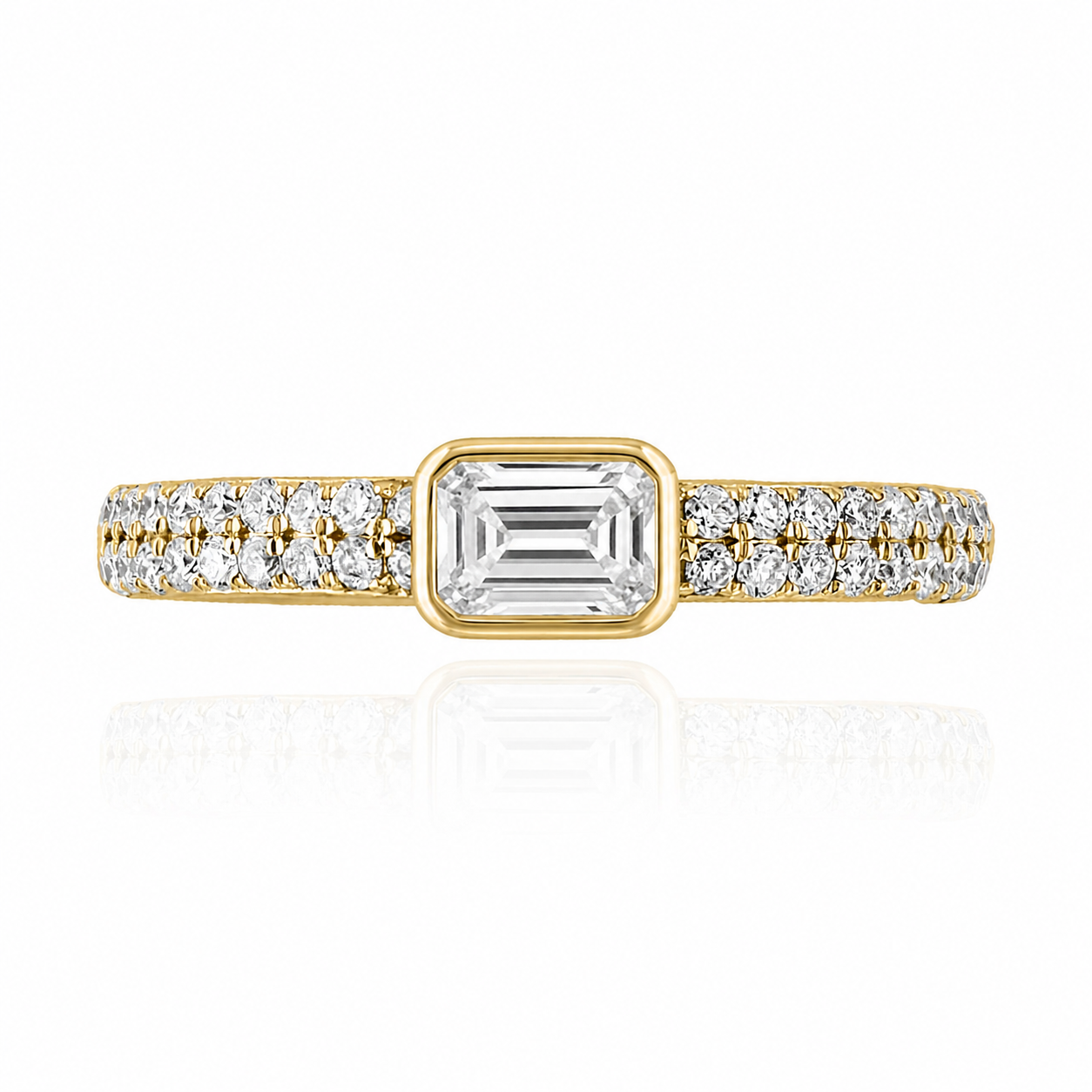 14k Yellow Gold Diamond Ring