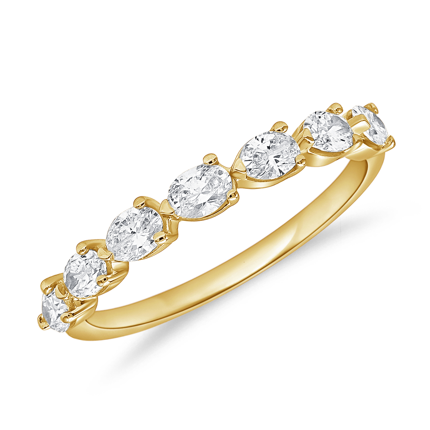 14k Yellow Gold Diamond Ring
