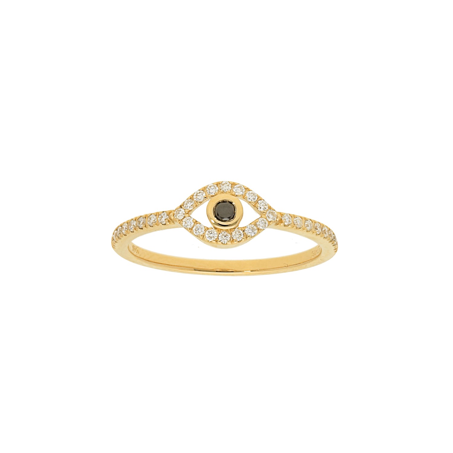 14k Yellow Gold Diamond Ring