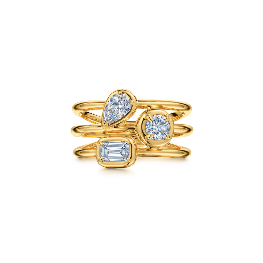 18k Yellow Gold Diamond Ring