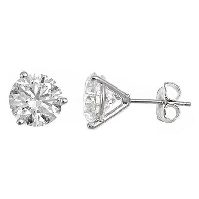 1.82ctw 18k White Gold Diamond Stud Earrings
