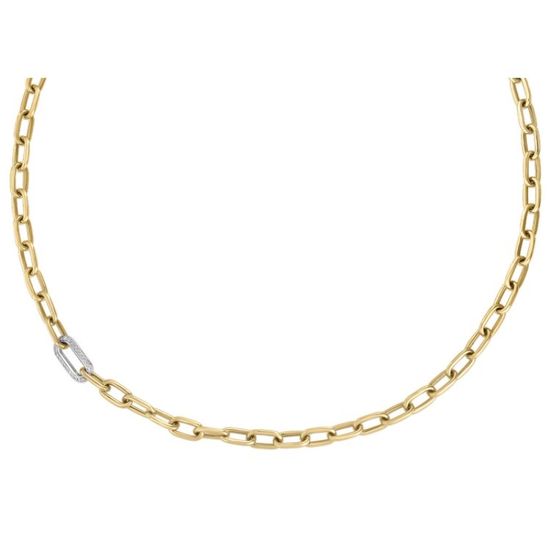 18k Two Tone Necklace