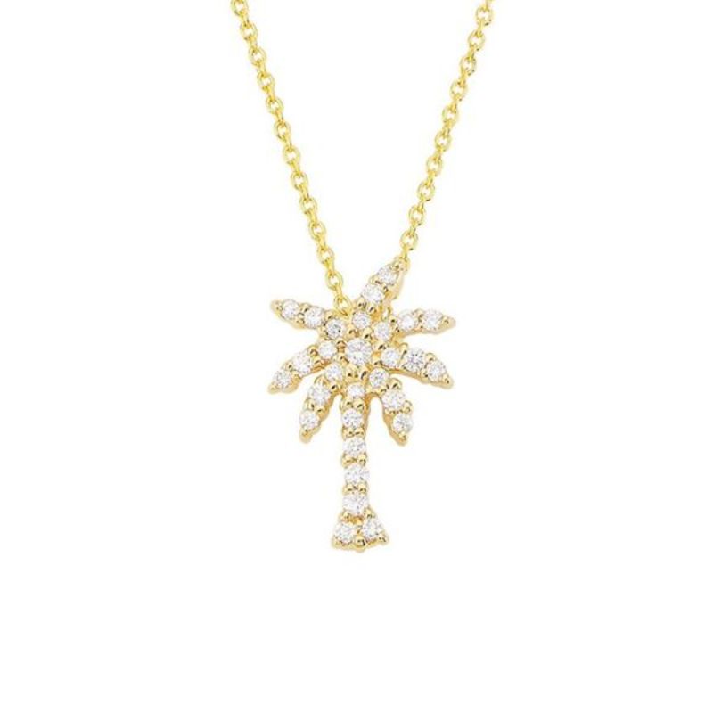 18k Yellow Gold Tiny Treasures Diamond Necklace
