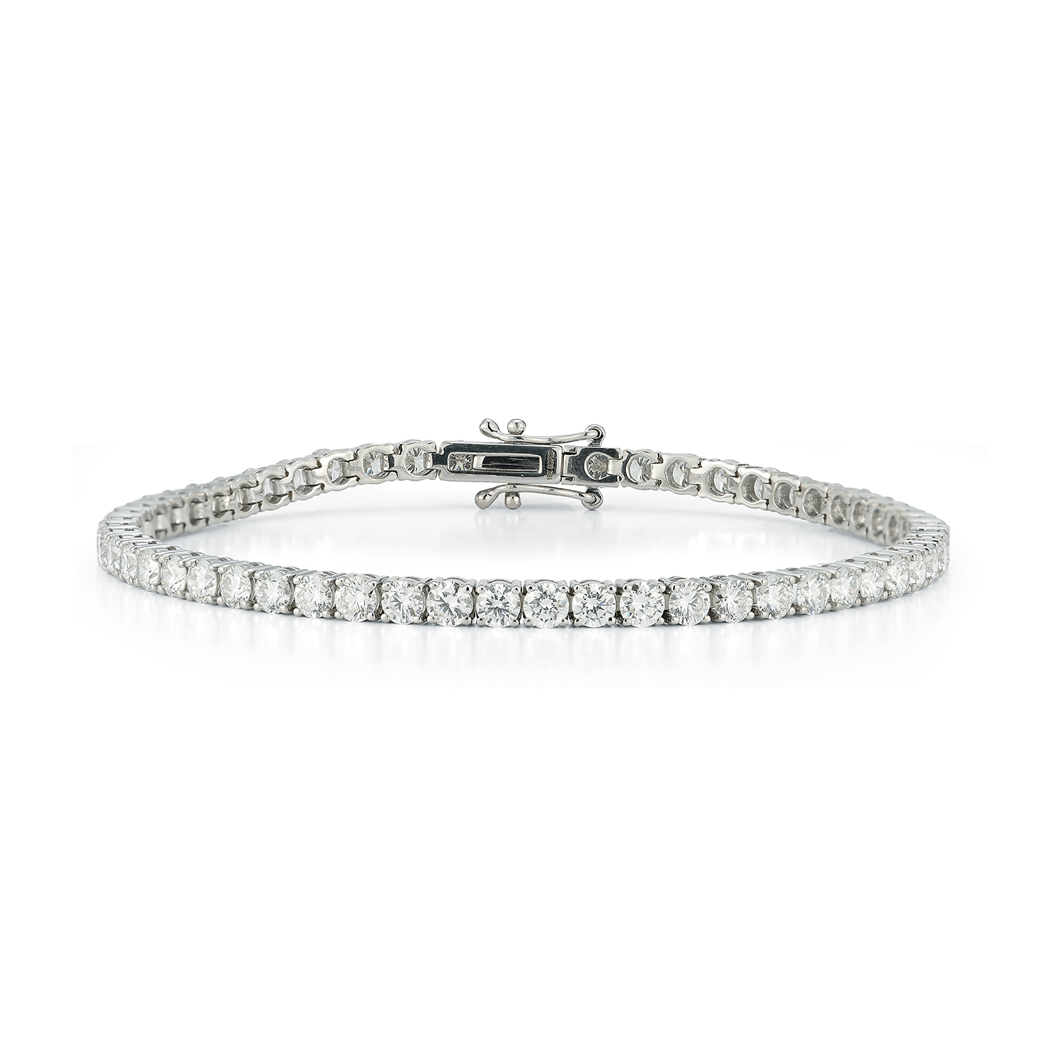 14k White Gold Diamond Bracelet