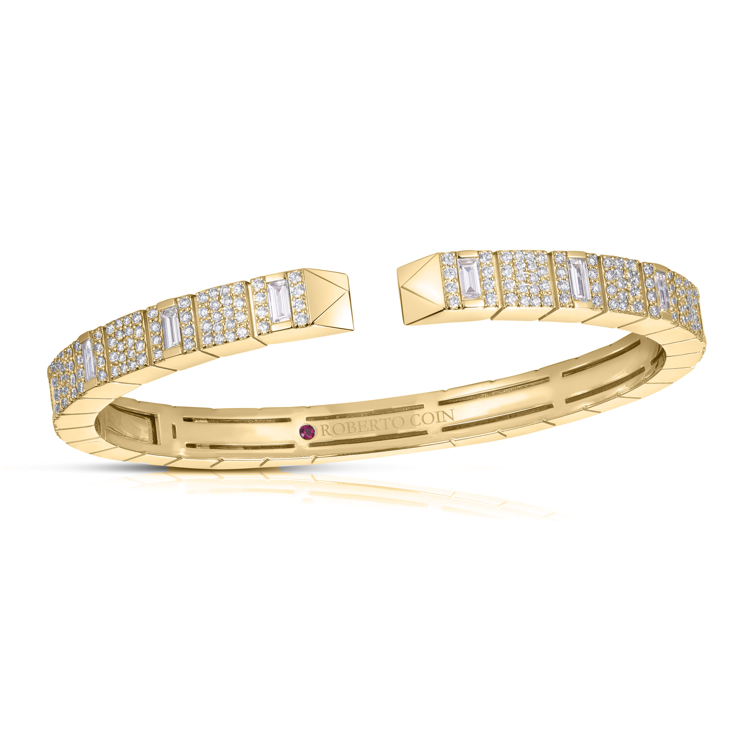 18k Yellow Gold Diamond Obelisco Bracelet